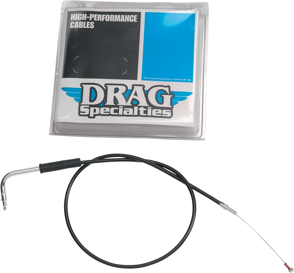 Cable Crucero Vinilo Negro Drag 41.5" Codo 90º 04-07 Harley Davidson Road King Foto 1 de 1