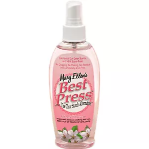 Mary Ellen's BEST PRESS Fabric STARCH~ Cherry Blossom Scent ~ 6 oz. Bottle - Picture 1 of 1