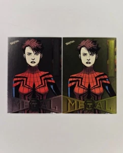 Mayday Parker 2021 Upper Deck Skybox Spider-Man Marvel Metal #50 Yellow & Base - Picture 1 of 8