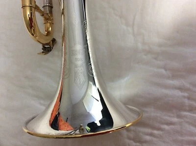 Nueva trompeta Benge Presentation 90B en placa de plata con detalles de placa de oro Foto 1 de 4