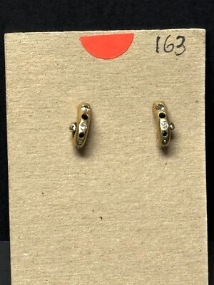 Pendientes Patricia Locke Vintage Tono Dorado Remolino Giro Firmado 163 Nuevos sin Etiquetas Foto 1 de 4