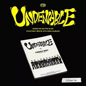 K-POP FANTASY BOYS 4th Mini Album UNDENIABLE Eclipse Ver. CD+50p Book+P.Card+etc - Imagen 1 de 7