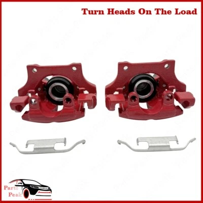 Red Pair 2 Rear Brake Calipers w/ Bracket for BMW X1 328xi 323i 325i 328i xDrive — 第 1/4 张图片
