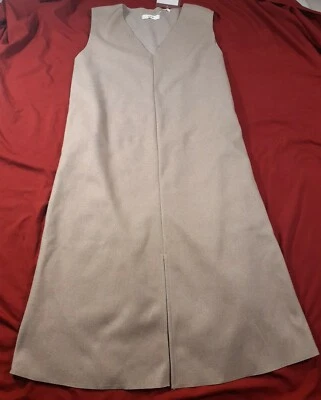 F.D.M. Moda Para Mujer Ropa Senior Sin Mangas Tostado Beige Vestido Talla XL XXL? Foto 1 de 4