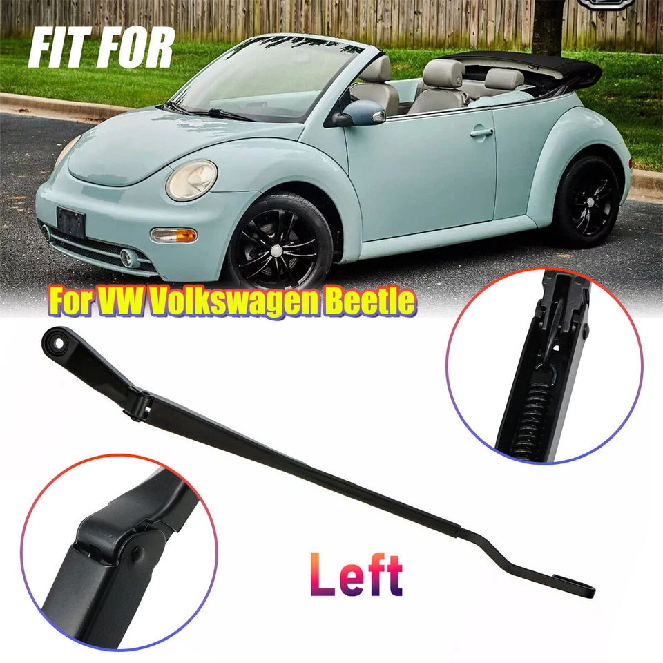 LH Front Driver Side Wiper Arm 1C1955409B FITS 2003-2010 VW Beetle Convertible Foto 1 de 4