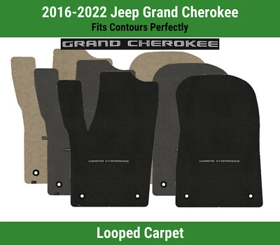 Lloyd Loop Front Mats for '16-22 Grand Cherokee w/Silver/Black Grand Cherokee - Image 1 of 4