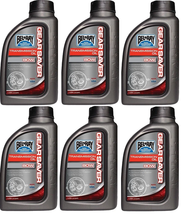 Bel-Ray Gear Saver Transmission Oil 80W 1 Liter 99250-B1LW