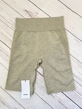 Gymshark Flex Cycling Shorts Khaki - Marl/taupe Size M