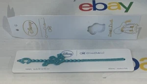 Cruciani Disney Macrame Crochet Bracelet Teal Donald Duck Made In Italy - Picture 1 of 6