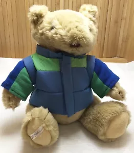 Vintage 1985 Gorham Scotty Skibear Skiing Plush Stuffed Jointed Teddy Bear W/Tag - Picture 1 of 7