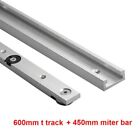 Convenient Miter Track and Slider Bar Set for Woodworking Workbench DIY