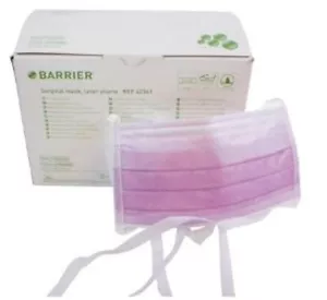 Box mit 50 Barriere medizinische Gesichtsmaske Lavendel Einheitsgröße passt am meisten - Bild 1 von 2