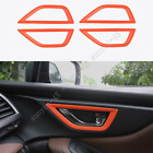 For Subaru Forester 2019-21 ABS Sport orange Inner Door Handle bowl cover trim