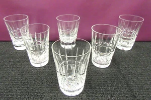 Juego de 6 vasos de jugo/whisky Waterford Irish Crystal Glenmore de colección de 3,5 pulgadas de alto - Imagen 1 de 7