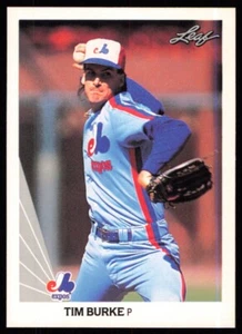1990 Leaf Tim Burke Montreal Expos #28 - Picture 1 of 2