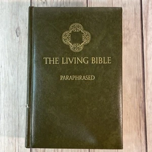 Vintage The Living Bible Paraphrased Hardcover 1971 Tyndale Publishing - Picture 1 of 13