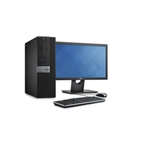 Dell OptiPlex 7040 SFF Core i7, 32GB 250GB HDD Win 10 Pro mit 24" Monitoren - Bild 1 von 7