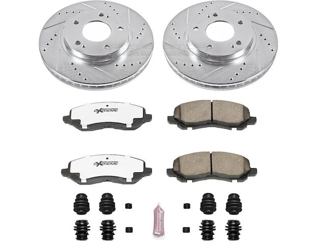 Kit de pastillas de freno delanteras y rotor para Chrysler Sebring 2001-2005 2002 2003 GR319XN Foto 1 de 1