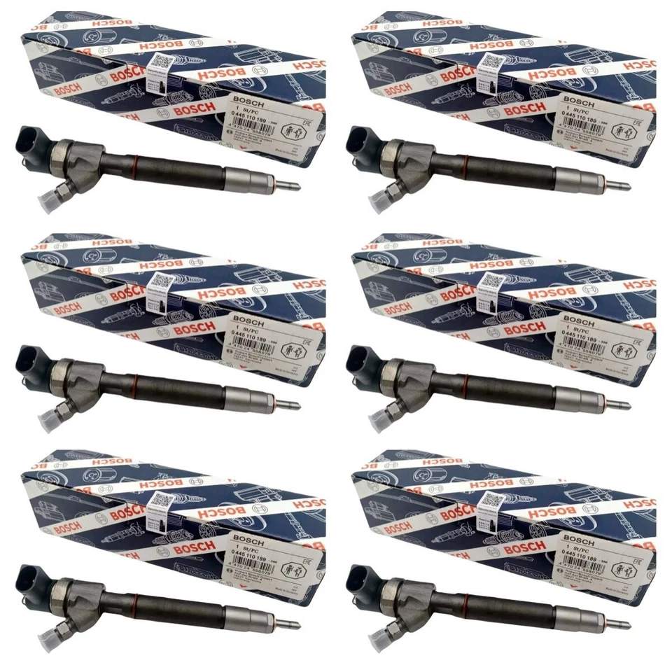 6PCS Fuel Injectors For Mercedes Benz Sprinter 0445110190 0445110189 6110701687 - Imagem 1 de 4