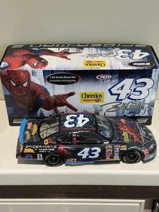 RARE* Bobby Labonte #43 Cheerios Spiderman 3 2007 1/24 Autographed By Petty - Picture 1 of 18