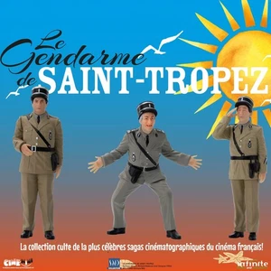 Set Gendarm von Saint-Tropez 3 Figuren Funes Galbru Lefebvre Infinite Statue - Bild 1 von 4