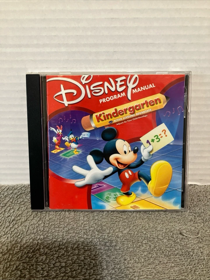 Disney Mickey Mouse Kindergarten PC GAME Home School Learning  CD-ROM   - Image 1 of 4