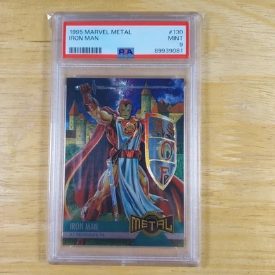 Marvel Metal #130 Iron Man 1995 PSA 9 Foto 1 de 2