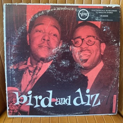 BIRD & DIZ FIRST PRESS STEREO VINYL RECORD ALBUM CHARLIE PARKER DIZZY GILLESPIE Foto 1 de 4