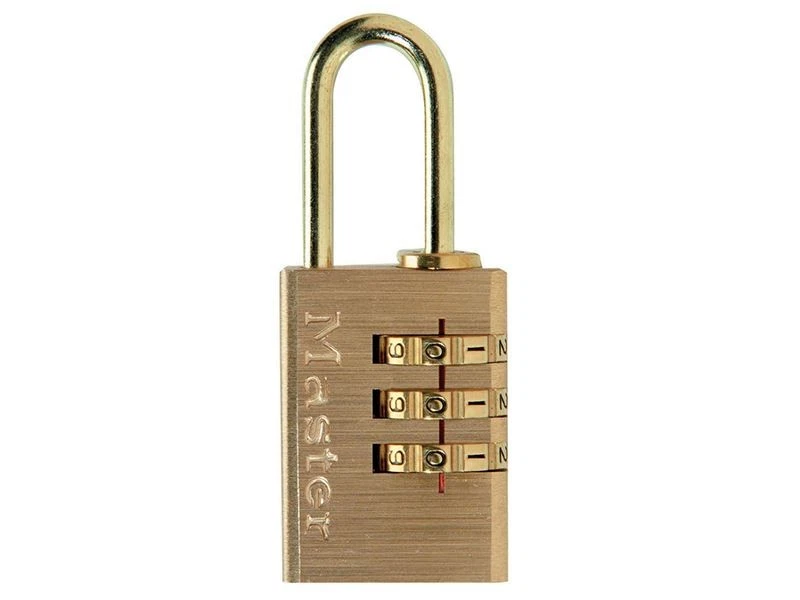 Master Lock - Gembok Kombinasi 3-Digit 20mm Kemasan Tembaga - Image 1 of 1