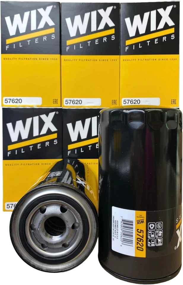 Filtros de aceite WiX 6x 57620 - Se adapta a Dodge Ram 2500 3500 5,9 L 6,7 L Cummins Turbo Troqueles Foto 1 de 1