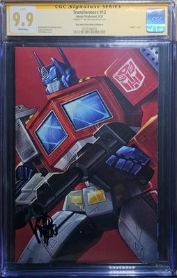 Transformers #12 CGC 9.9 (не 9.8) Virgin подписанный Мел Милтон, только 9.9! - Изображение 1 из 2