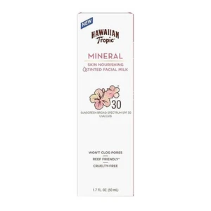 Hawaiian Tropic Mineral getönte Gesichtsmilch LSF 30 Lotion, je 1,7 Unzen, - Bild 1 von 7