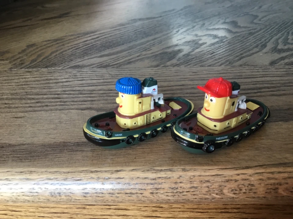 Theodore Tugboat & Hank Tugboat Lot – 1998 ERTL – Vtg. Figures – VG/ExcellenT - Image 1 of 4