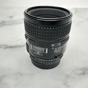 Nikon AF Micro Nikkor 60mm f2.8 D Lens Used Fair - Picture 1 of 5