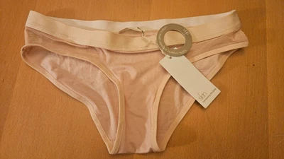 PIEL OL61M Mujer Orgánico Pima Algodón Budoir Tul Bikini Panty XS NUEVO CON ETIQUETAS Foto 1 de 4