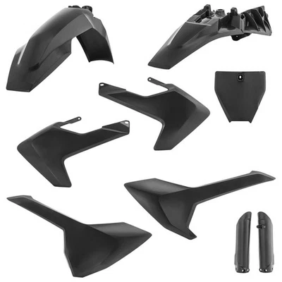 Kit completo de plástico Acerbis negro para Husqvarna TC 85 19/16 2018-2024 Foto 1 de 2