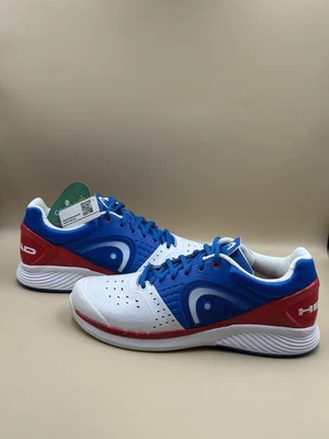 Tênis masculino HEAD vermelho branco azul Sprint Pro pickle bola tamanho 12 novo com etiquetas - Imagem 1 de 4