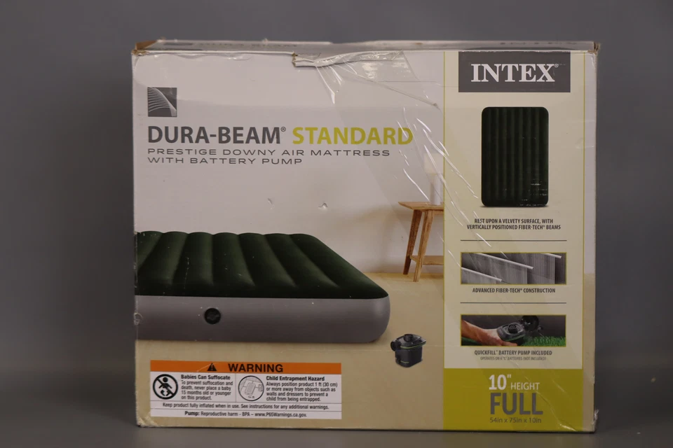 Colchón de aire Intex 64778E Dura-Beam Standard Prestige: Fiber-Tech - tamaño completo... Foto 1 de 4