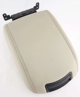 Reposabrazos tapa almacenamiento consola central Ford Taurus 10-19 cuero piedra Lt Foto 1 de 4