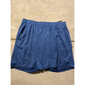 All In Motion Mens Blue Elastic Waistband Pockets Athletic Shorts Size XXL - Picture 1 of 5