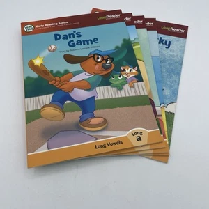 Leap Frog Early Reading Series Lot of 6 Long Vowels a,i,o,u,y Leap Reader PB New - Picture 1 of 3
