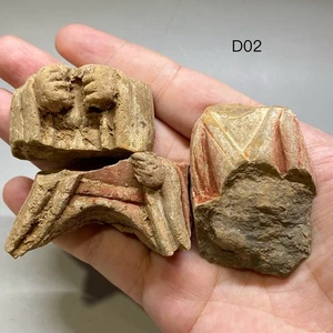 Figurina Frammenti di Ceramica D02. Periodo Zhou settentrionale.北周陶俑标本 - Foto 1 di 4