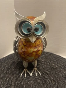 Eule Figur bunt Metall WHAT A HOOT - süß - Bild 1 von 8