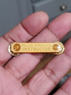 NRA Police Firearms Instructor Pin - Image 1 of 4