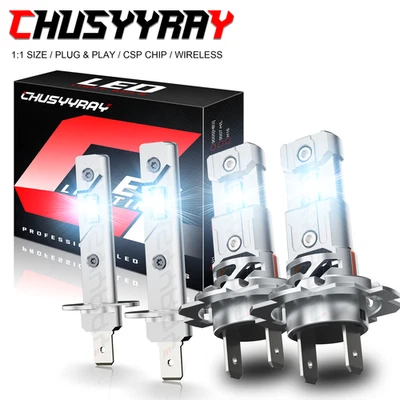 Bombillas faros LED H1 H7 6000K blancas para Ducati Monster 796 2011-2014 Foto 1 de 4