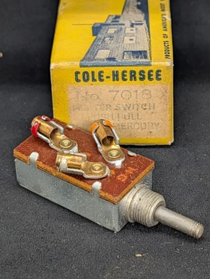 INTERRUPTOR DE CALEFACCIÓN NORS 1950 1951 MERCURY MONTEREY LINCOLN COSMOPOLITAN OL-18578B Foto 1 de 4