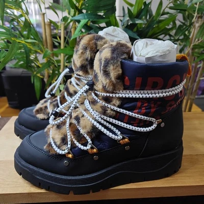 Botas Circus By Sam Edelman REX Azul Piel de Leopardo Para Mujer Talla 5.5 NUEVAS Foto 1 de 4