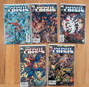 Infinite Crisis Lot of 5 Issues 2006 DC Comics 2 3 4 5 7 All Cover B Bag Board - Picture 1 of 3