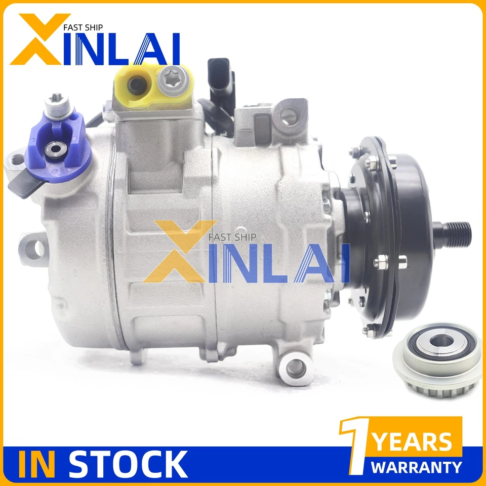 Compresor de aire acondicionado para Volkswagen Multivan Touareg Transporter 2.5 3.0 5.0 Foto 1 de 4