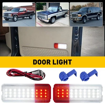 2 luces LED de cortesía de puertas para Ford F-250 F-350 F-450 F-550 Super Duty 1999-2007 Foto 1 de 4